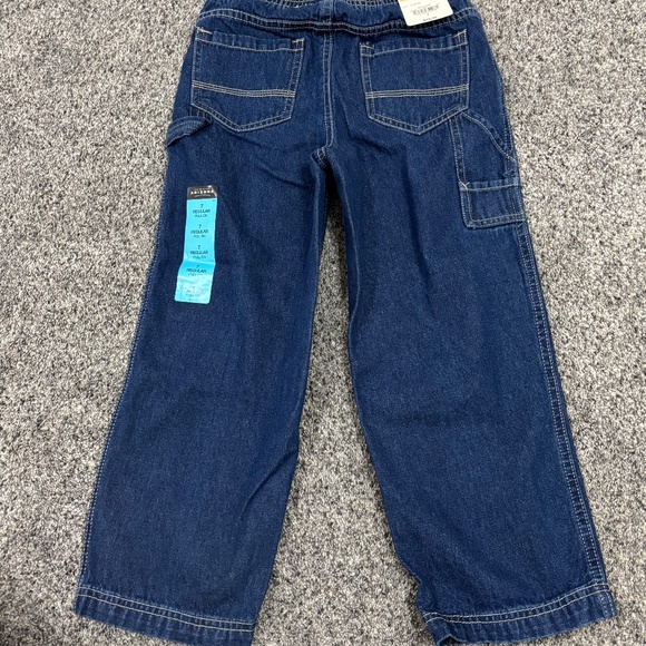 NEW Boy’s Arizona Pull-On Pant Jeans Size 7 Dark Wash - Picture 3 of 7